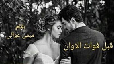 رواية قبل فوات الاوان جميع الفصول كاملة بقلم ميمي عوالي